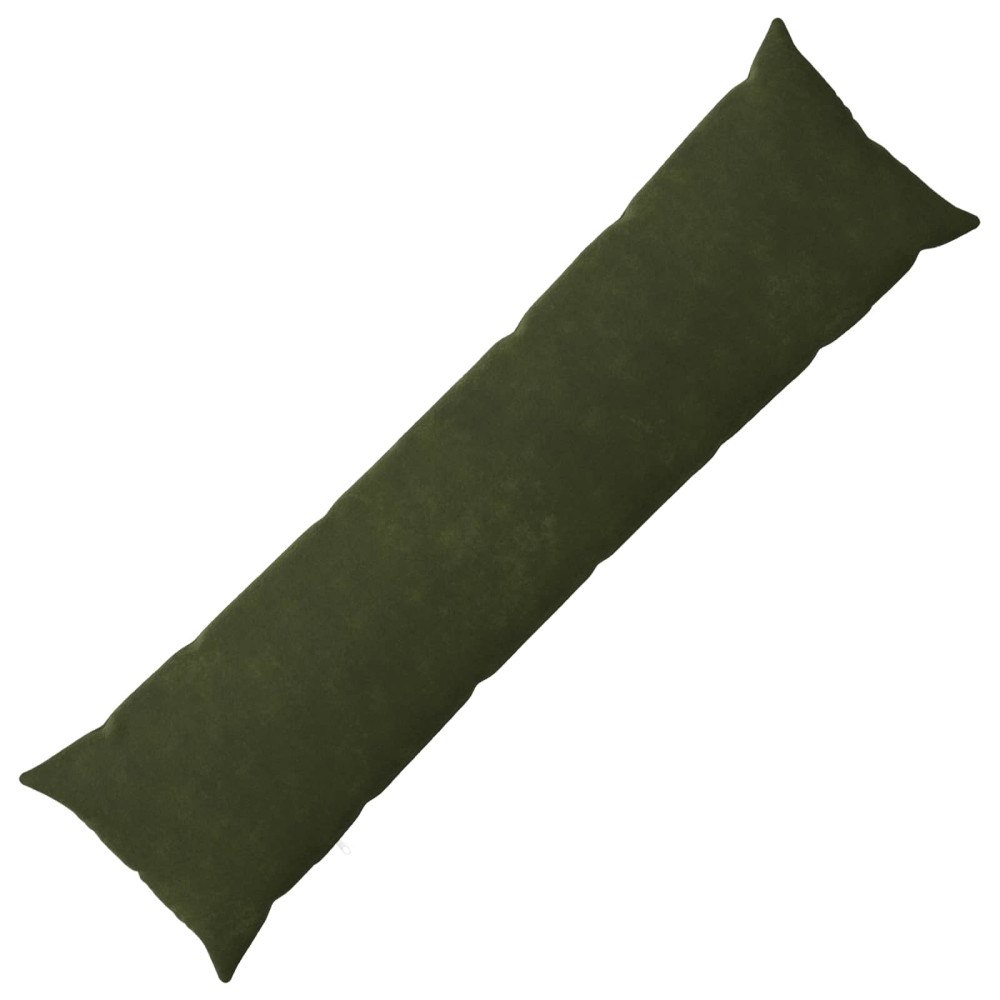 vidaXL Kuddöverdrag HEERLEN Grön 40 x 145 cm Mikrofiber Fleece