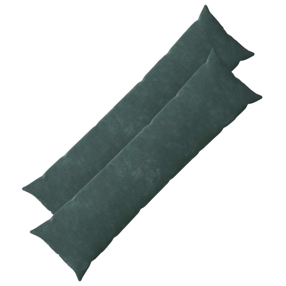 vidaXL Kuddöverdrag 2 st HEERLEN HavBlå 40 x 145 cm Mikrofiber Fleece