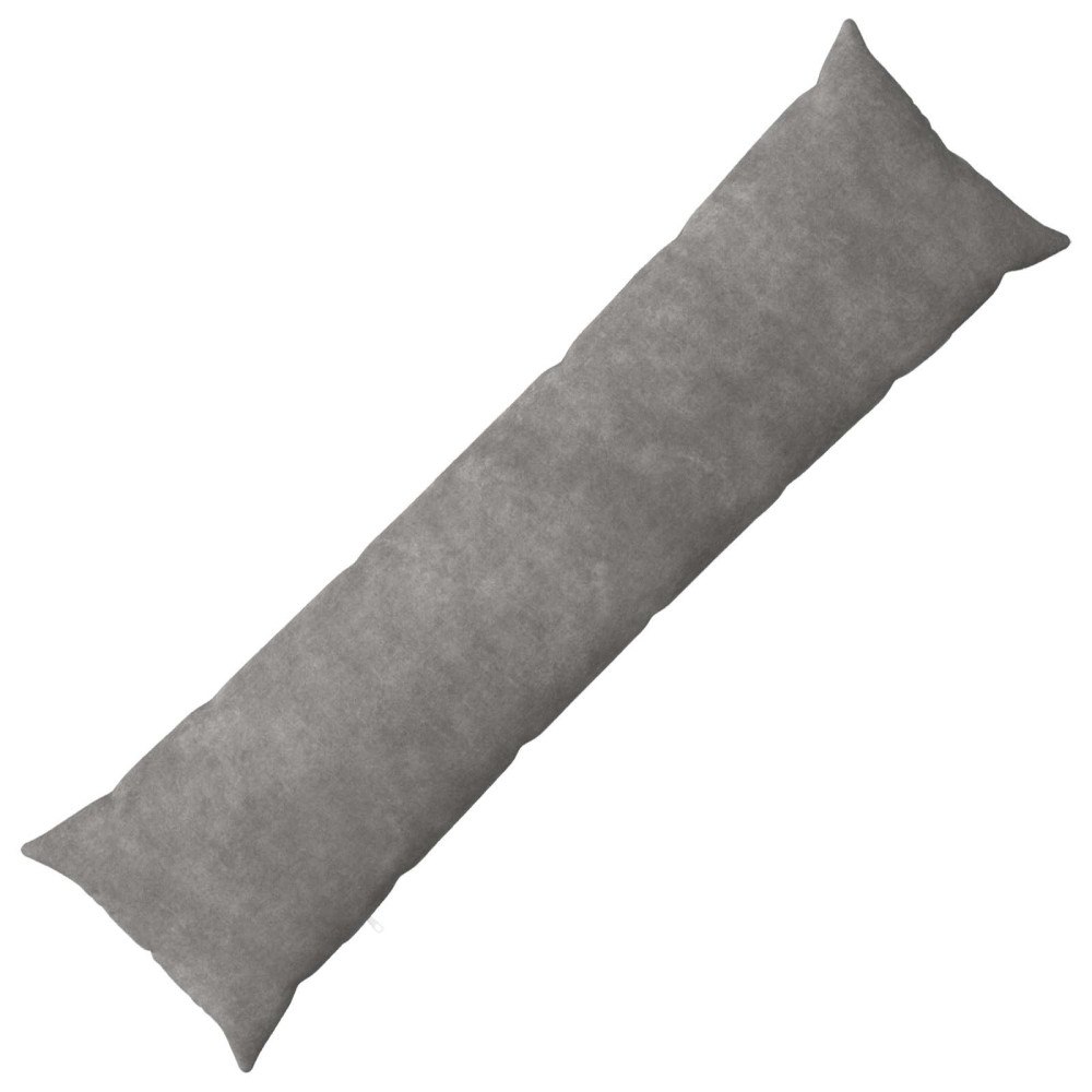 vidaXL Kuddöverdrag HEERLEN Ljusgrå 40 x 145 cm Mikrofiber Fleece