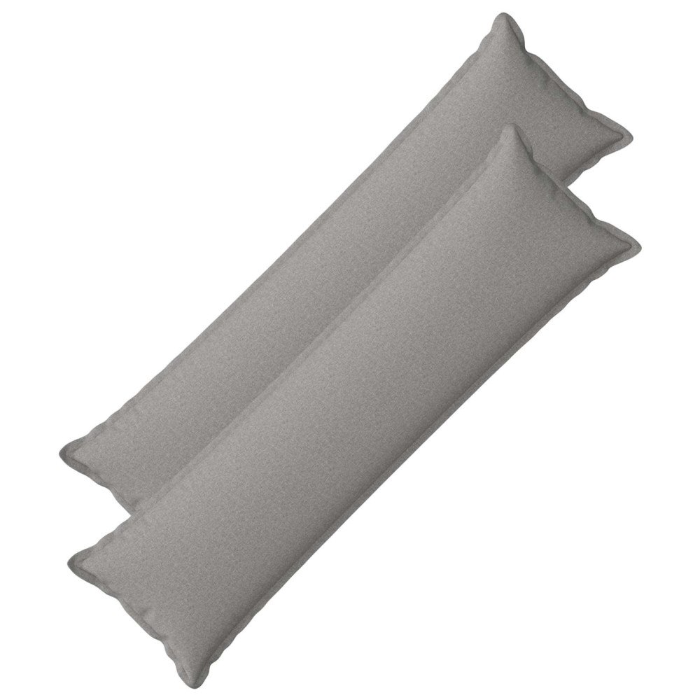 vidaXL Kuddöverdrag 2 st HOUTEN Moln Grå 40 x 145 cm Faux Linne