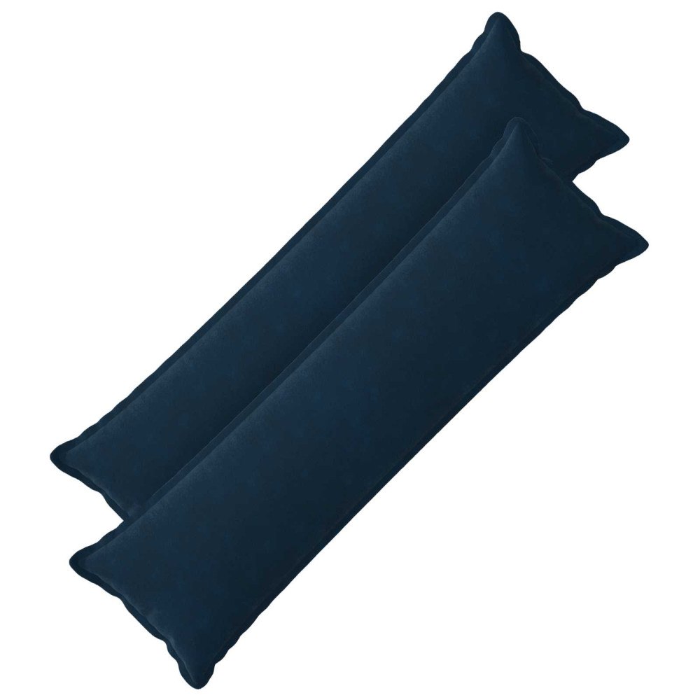 vidaXL Kuddöverdrag 2 st HOUTEN Blå 40 x 145 cm Mikrofiber Fleece