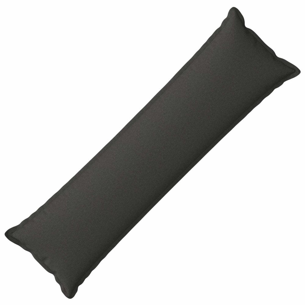 vidaXL Kudde med kudde HOUTEN Mörkgrå 40 x 145 cm Faux Linne