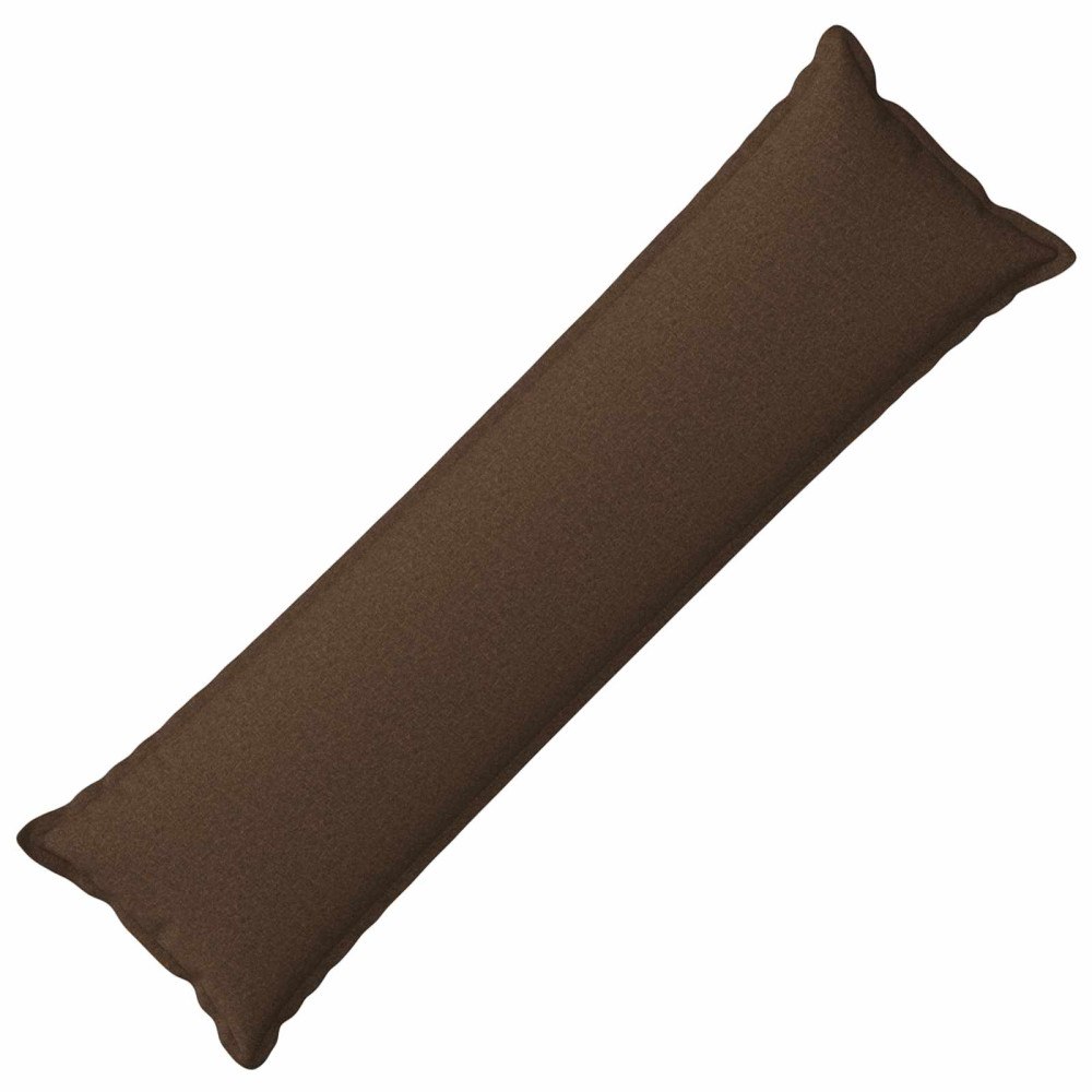vidaXL Kudde med kudde HOUTEN Brun 40 x 145 cm Faux Linne