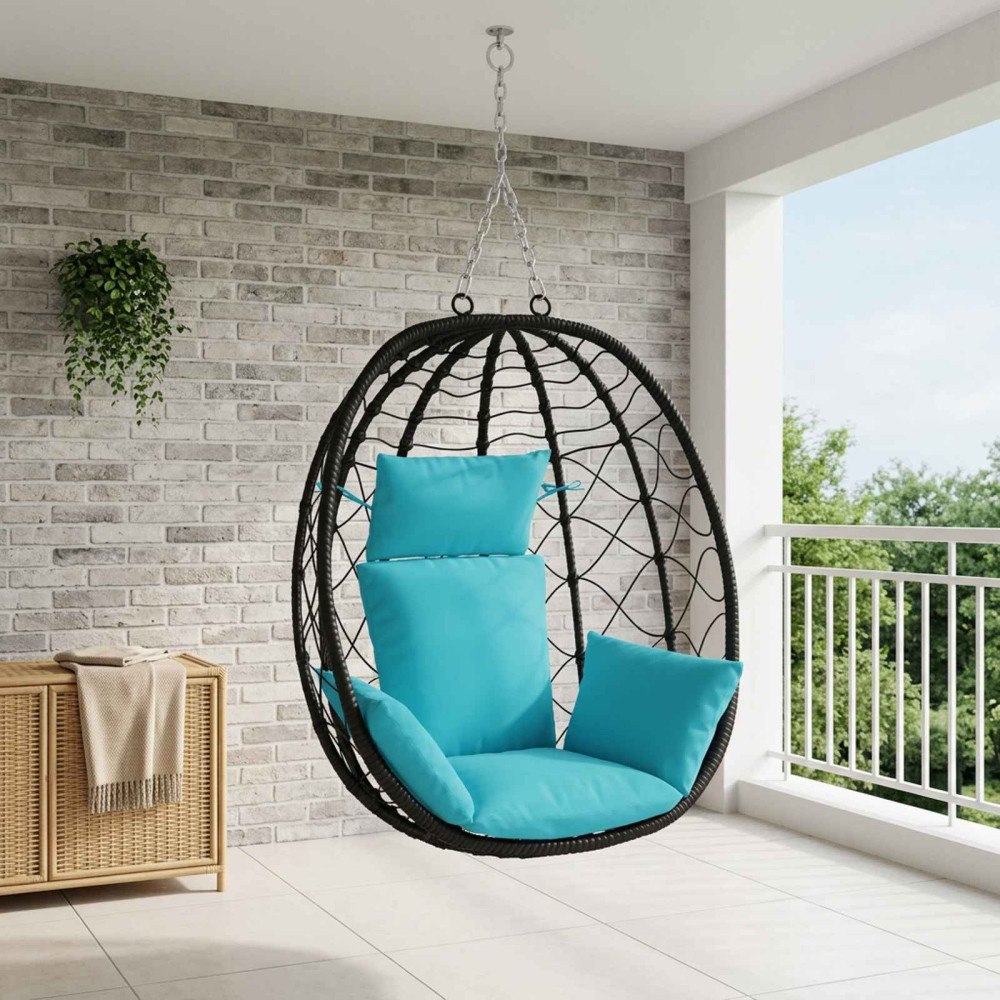 vidaXL Adirondack Kudde PUTTEN 100% Polyester Turkos 60 x 145 x 10 cm