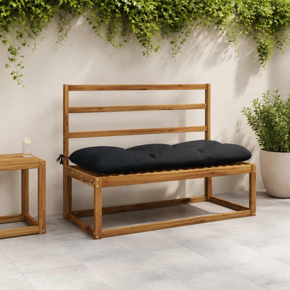 vidaXL Bänk kudde VIANEN 100% Polyester Mörkblå 110 x 50 x 12 cm