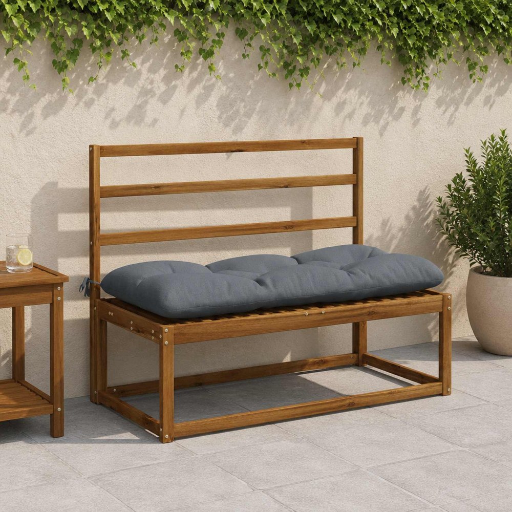 vidaXL Bänk kudde VIANEN 100% Polyester Blå 120 x 50 x 12 cm
