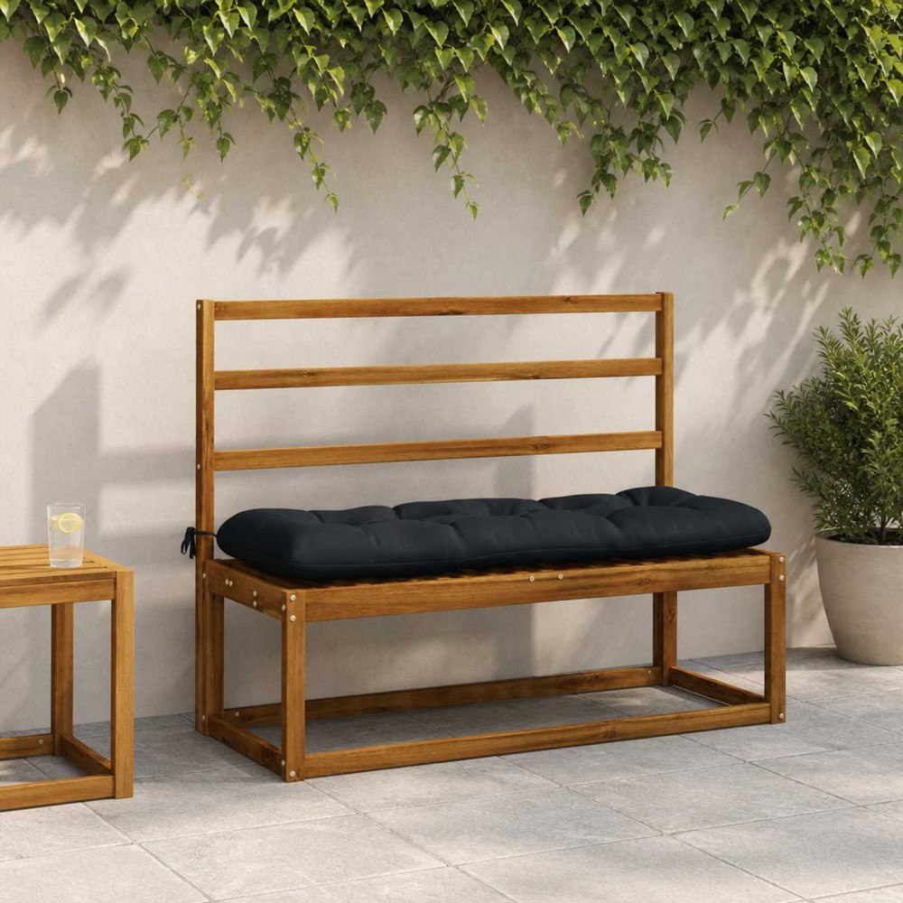 vidaXL Bänk kudde VIANEN 100% Polyester Mörkblå 130 x 40 x 12 cm