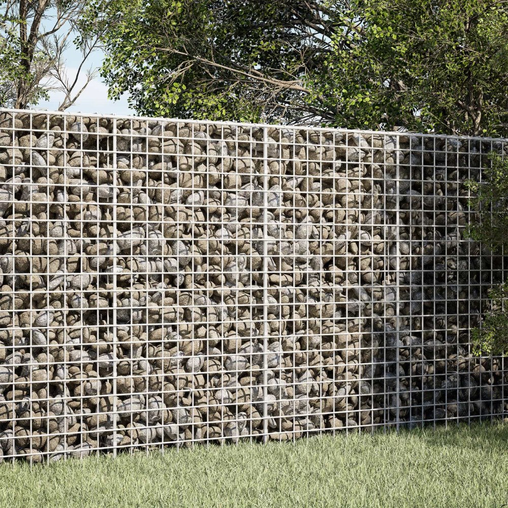 vidaXL Gabion med 3,5 mm tråd och 5x5 cm nät 50x100x100 cm