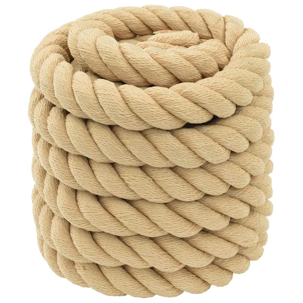 vidaXL Mångsidigt bruksrep 60 mm 5 m Naturlig PP