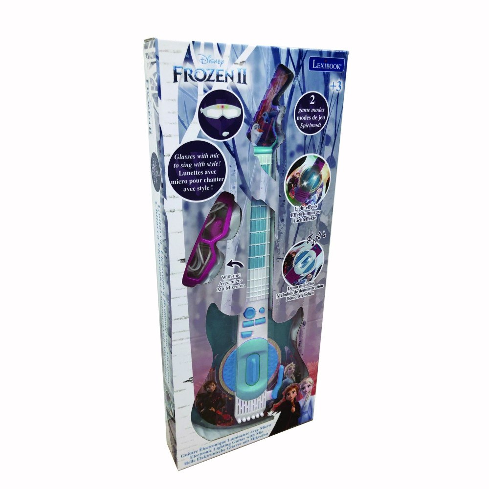 Lexibook Disney Frozen Elektronisk Gitarr med Ljus och Glasögon med M...