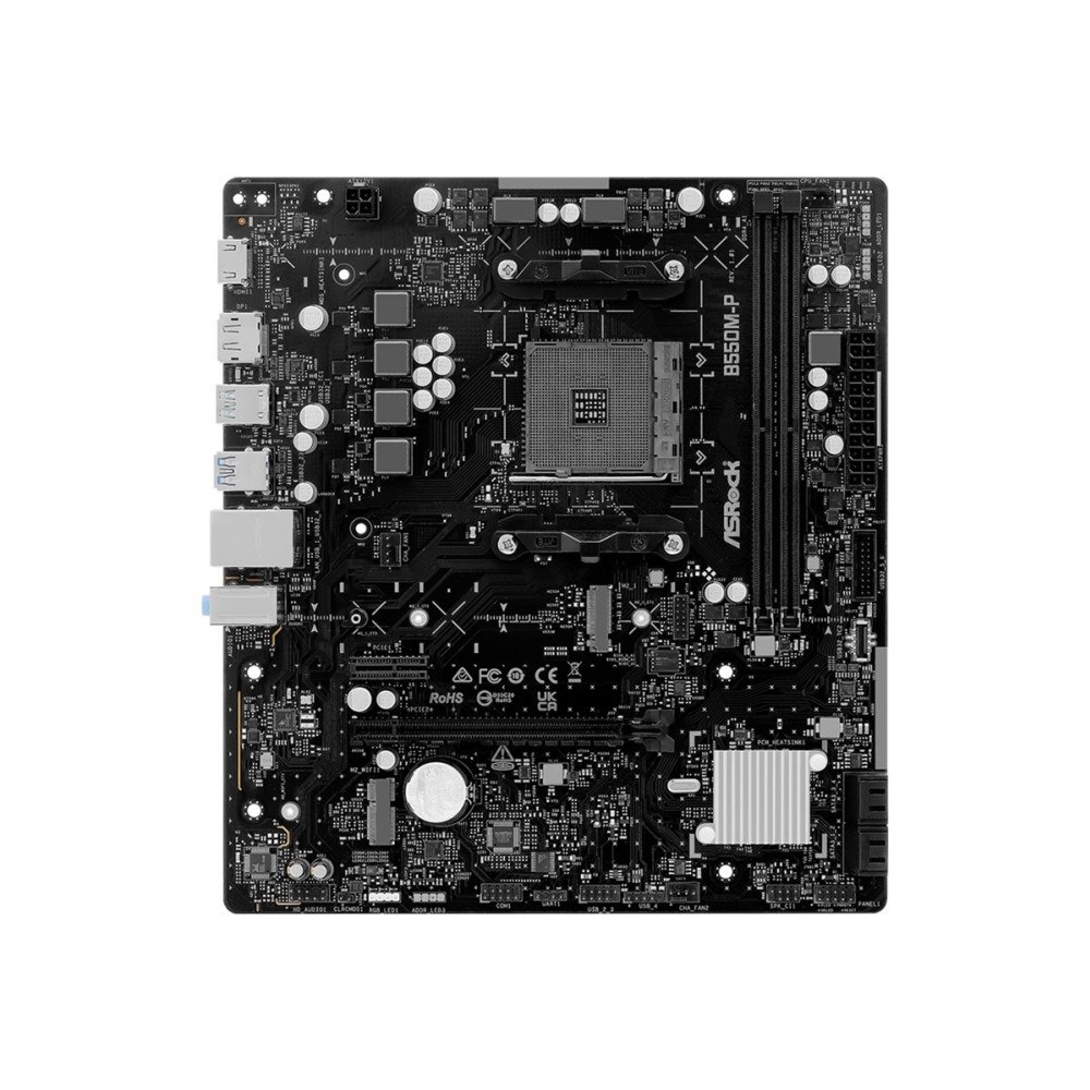 ASRock ASRock B550M-P - moderkort - micro ATX - Socket AM4 - AMD B550