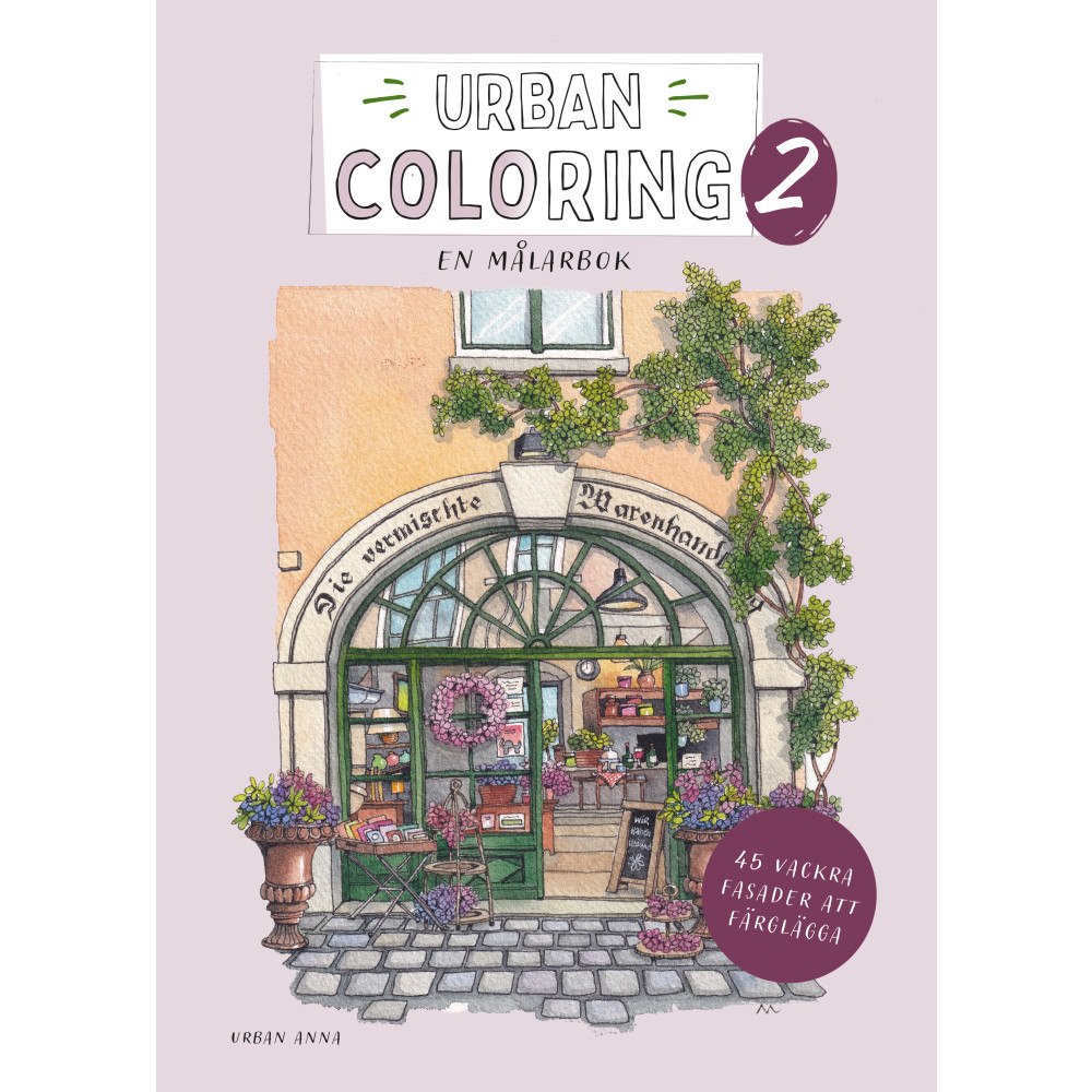 Urban Anna Urban coloring 2 (bok, danskt band)