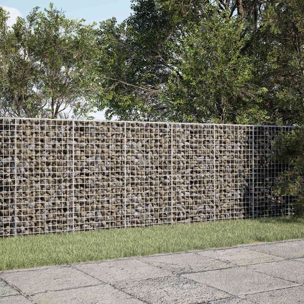 vidaXL Gabion med 3,5 mm tråd och 5x5 cm nät 300x30x100 cm