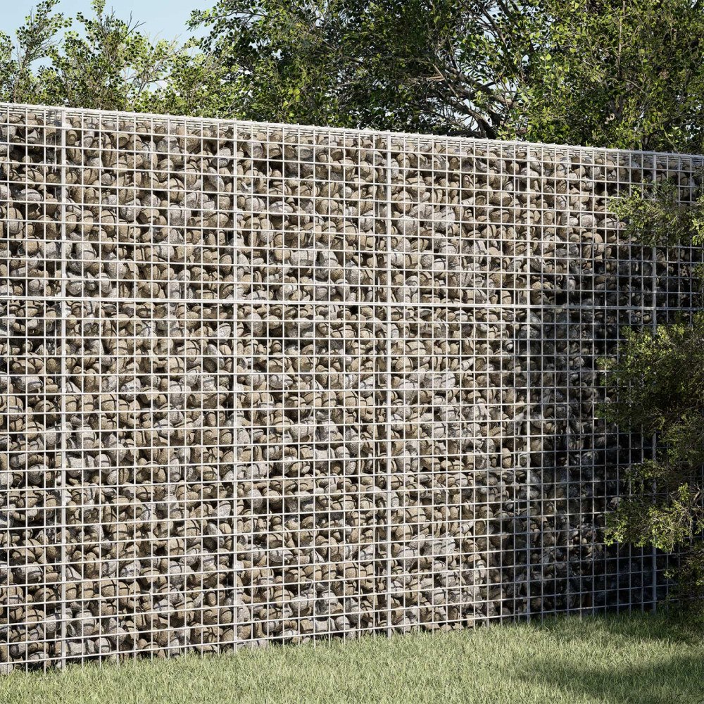 vidaXL Gabion med 3,5 mm tråd och 5x5 cm nät 150x30x150 cm