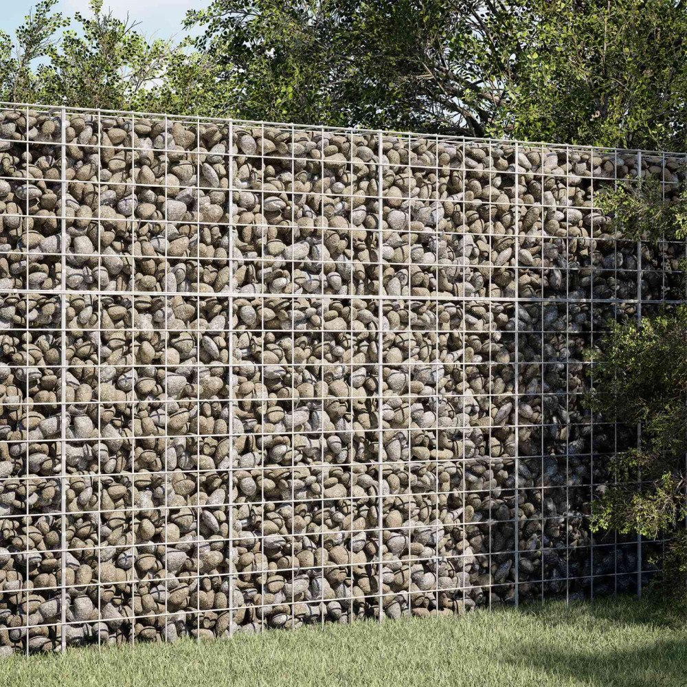vidaXL Gabion med 3,5 mm tråd och 10x10 cm nät 150x50x150 cm