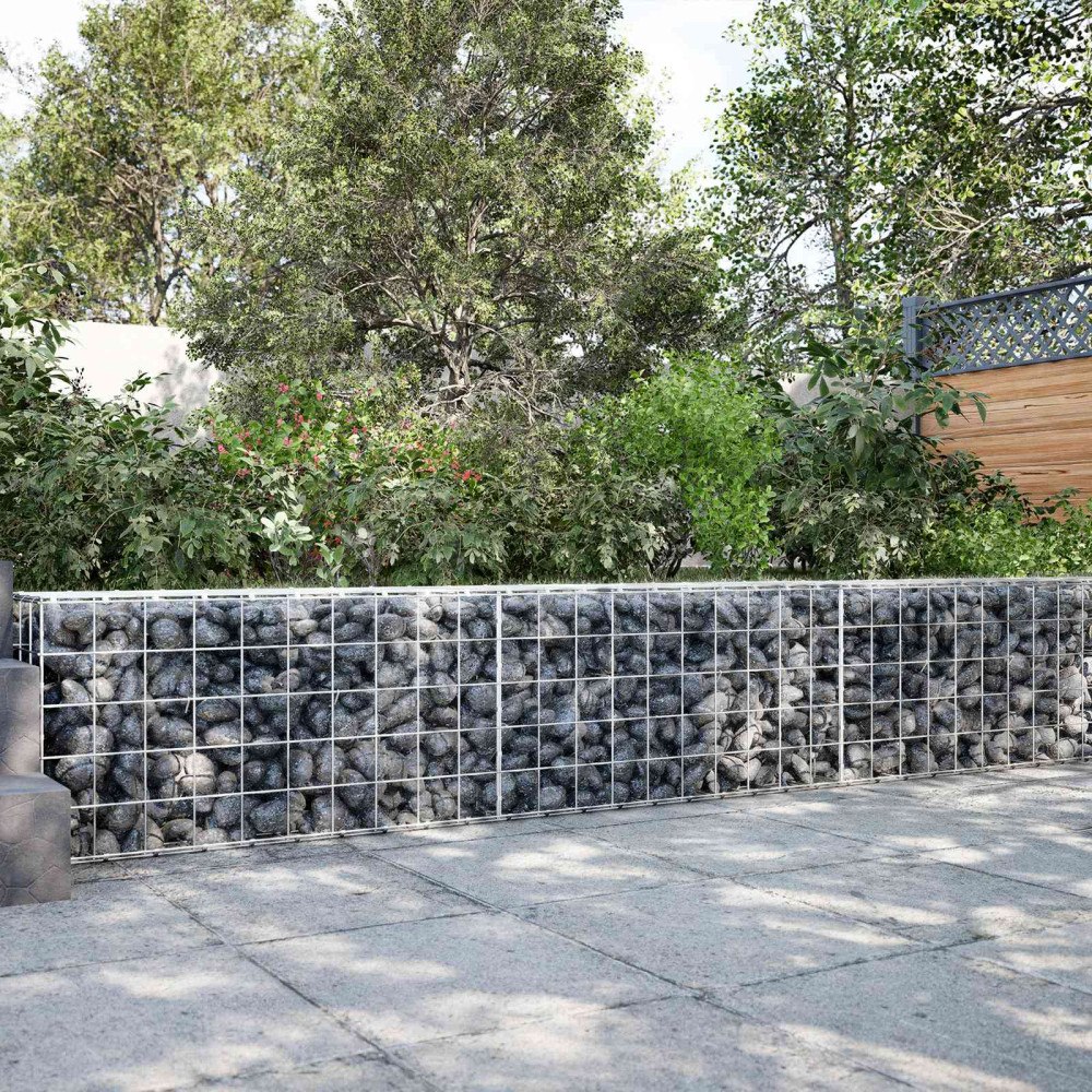 vidaXL Gabion med 3,5 mm tråd och 10x10 cm nät 300x100x50 cm