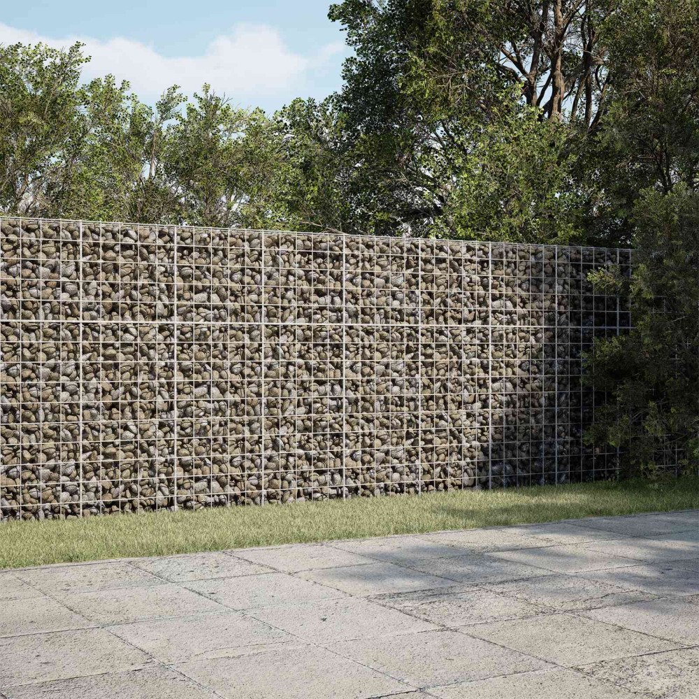vidaXL Gabion med 3,5 mm tråd och 10x10 cm nät 200x100x150 cm