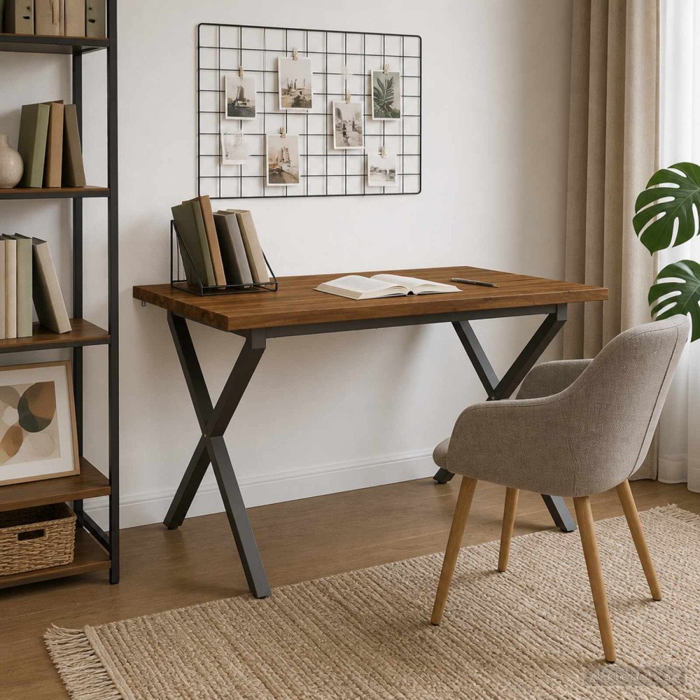 vidaXL Live Edge Matbord 90 x 55 x 75 cm Massivt Akaciaträ