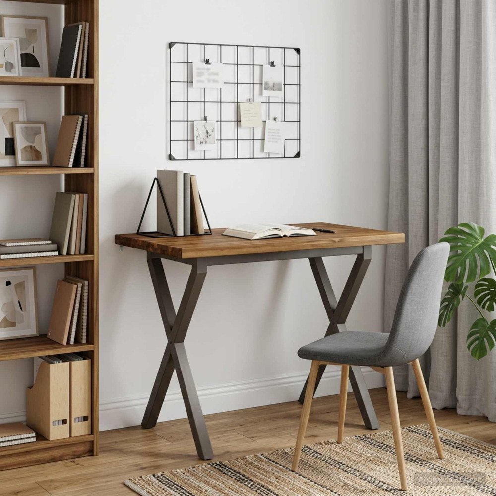 vidaXL Fyrkantigt Matbord 90 x 55 x 75 cm Massivt Akaciaträ