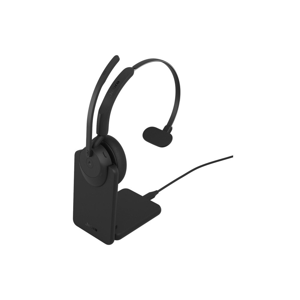 GN Audio Jabra Evolve3 45 MS Mono - headset - USB-A via Bluetooth-adapter, USB-C - Microsoft Teams Certified - Zoom Certified - m...