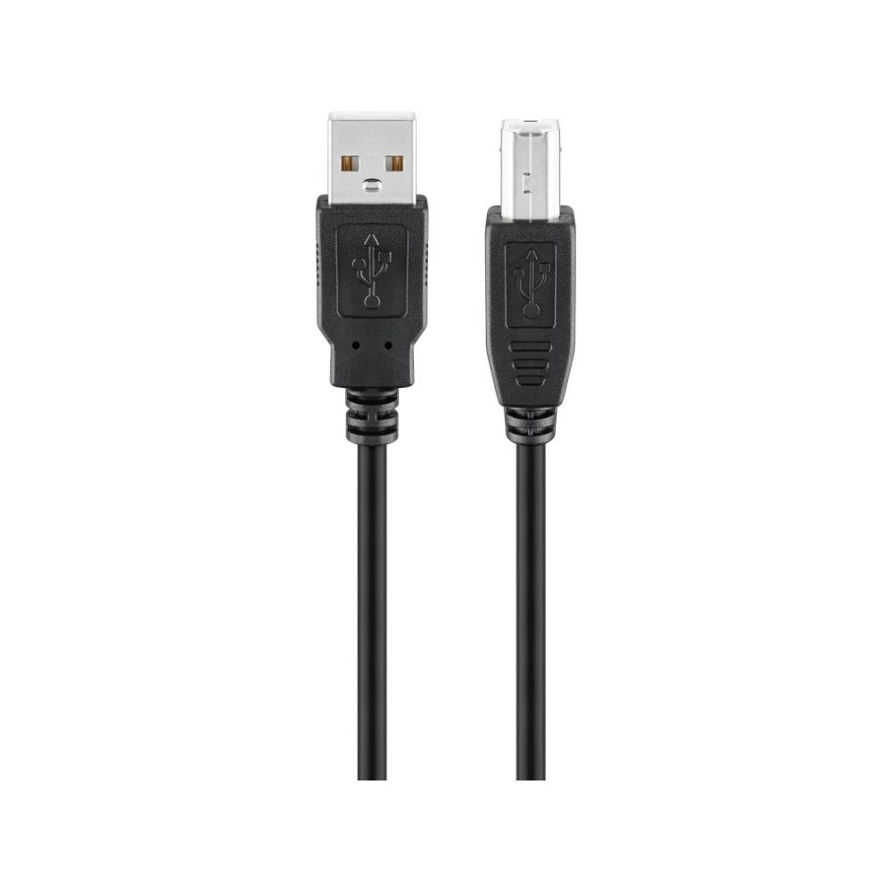 Goobay Goobay 93597, 3 m, USB A, USB B, USB 2.0, 0,48 Gbit/s, Svart