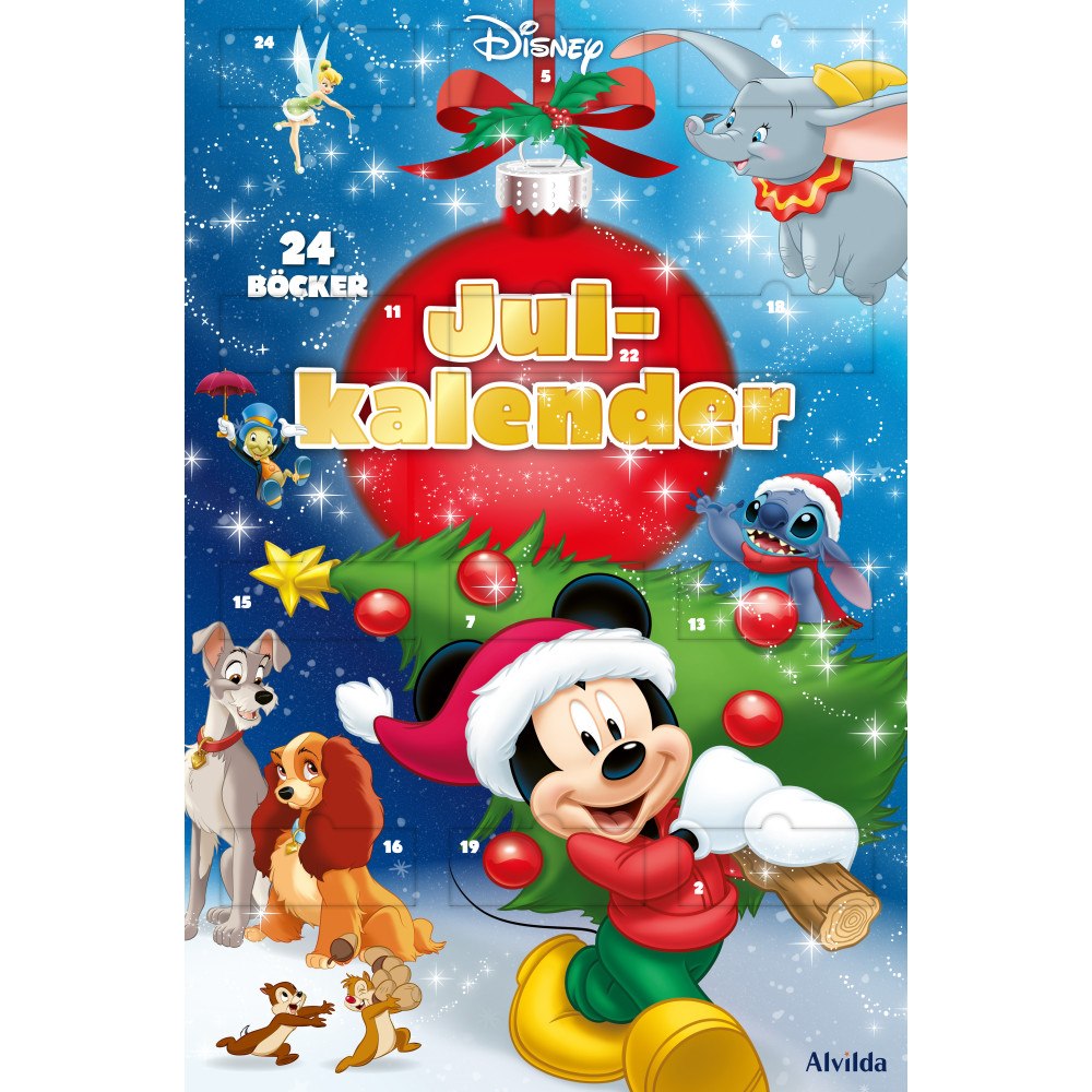 Alvilda Disney julkalender - med 24 bilderböcker (bok)