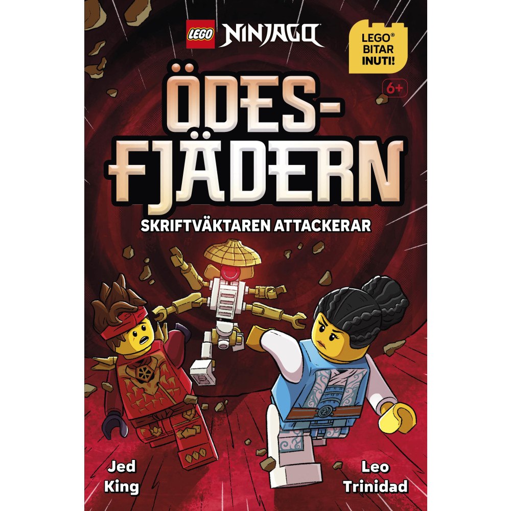 Jed King Lego Ninjago Ödesfjädern: skriftväktaren attackerar (bok, kartonnage)