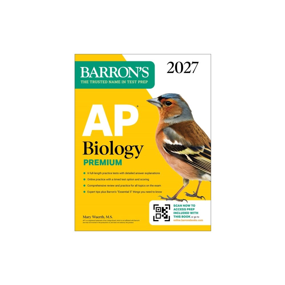 Kaplan Publishing AP Biology Premium, 2027: Prep Book with 6 Practice Tests + Comprehensive Review + Online Practice (Barron's AP Prep) (h...