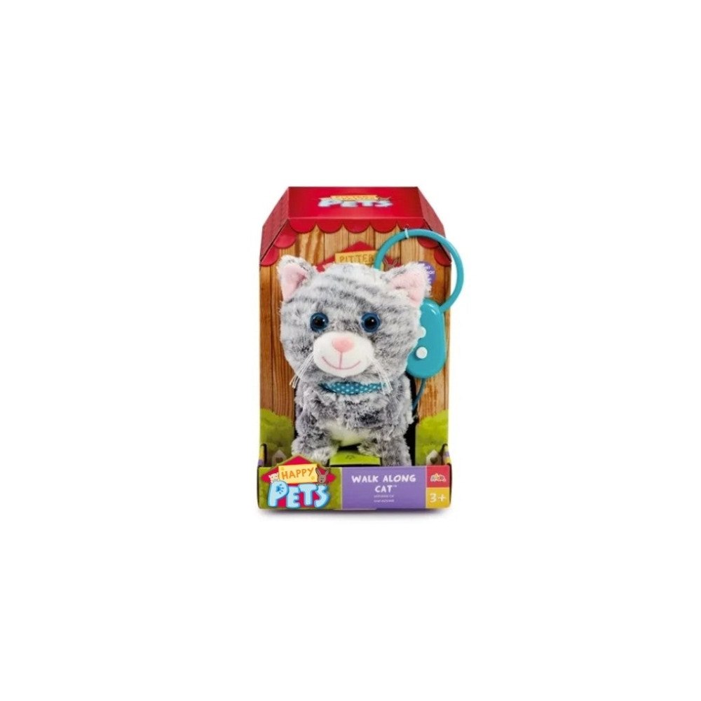 Happy Pets Happy Pets Walk Along Cat interaktiv kattleksak, koppelstyrn...