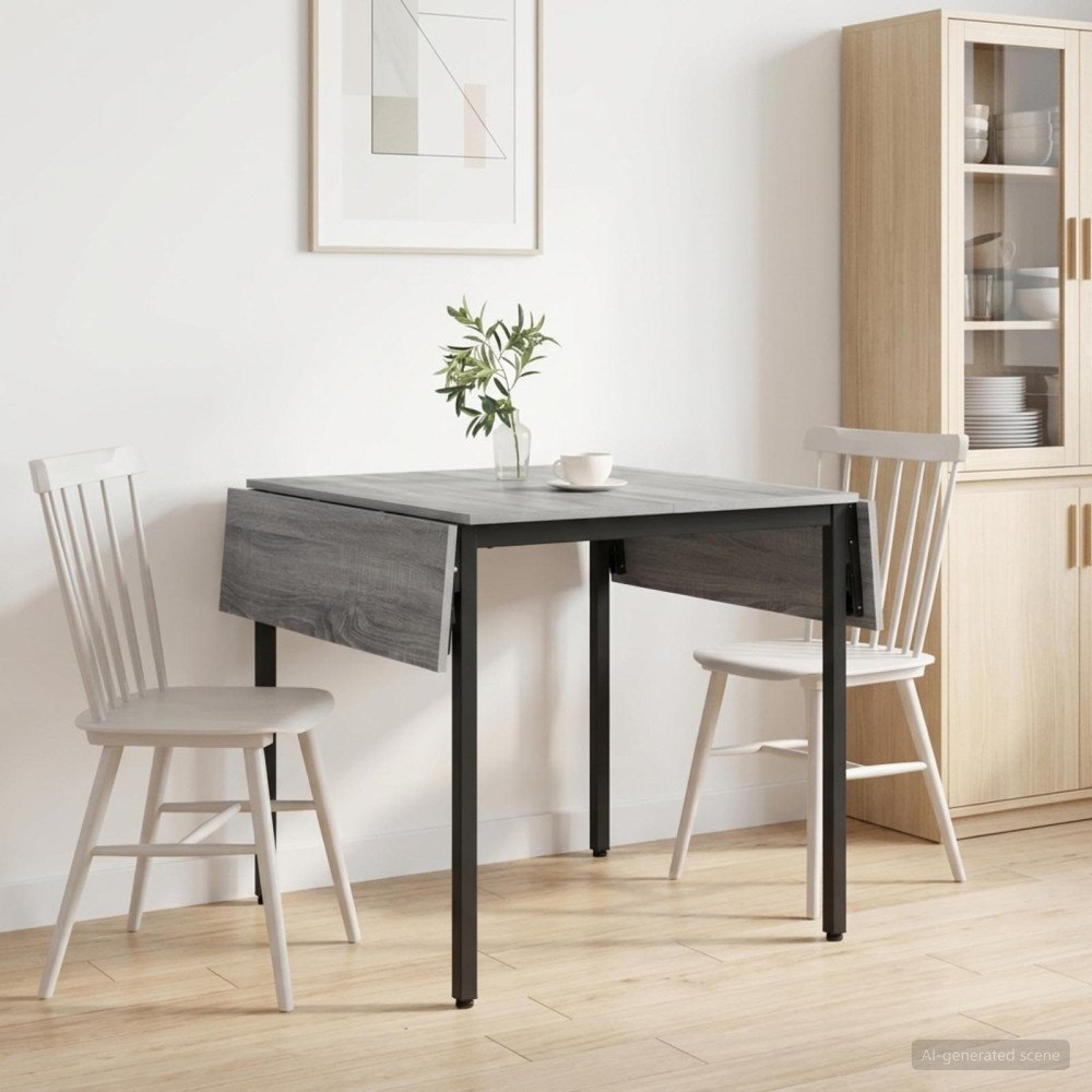 vidaXL Utbyggbart matbord 120 x 81,5 x 75 cm Konstruerat trä