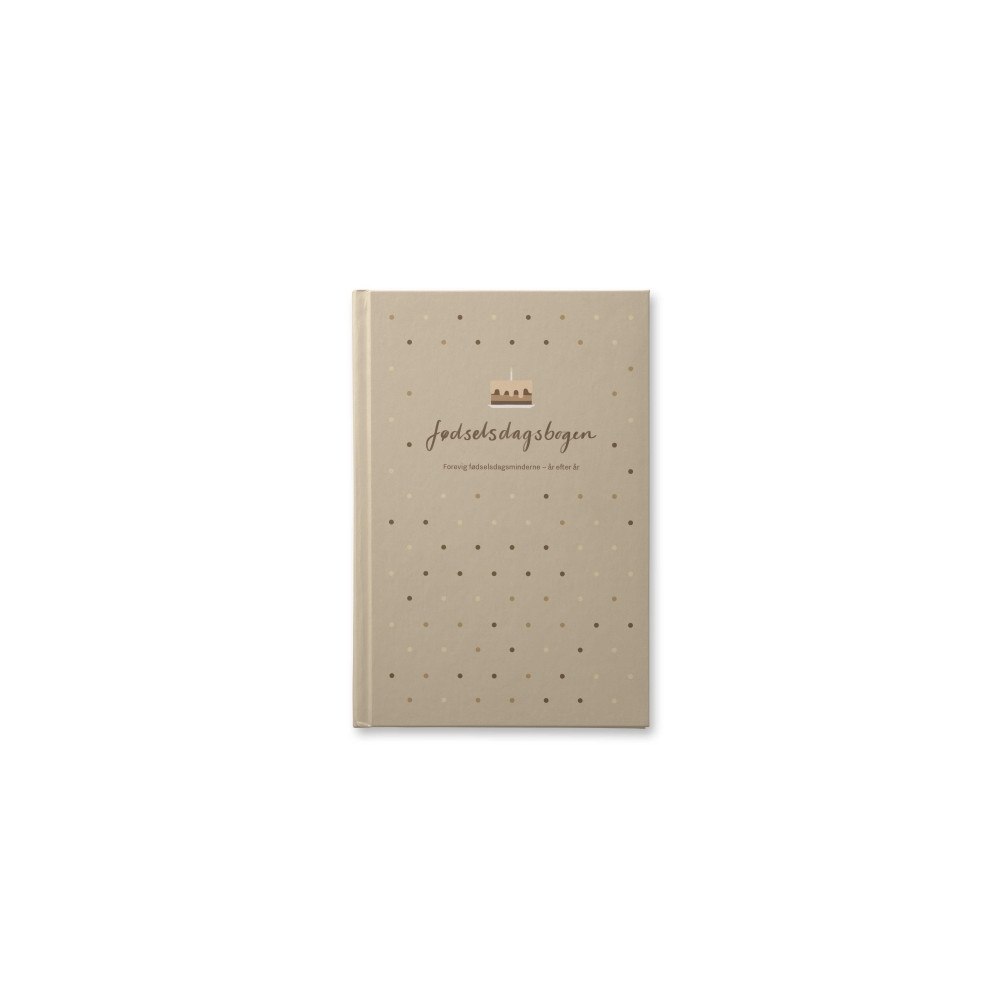 Forlaget WITHWHITE WITHWHITE födelsedagsbok A4 av Julie Dam Andersen, 104 sidor...