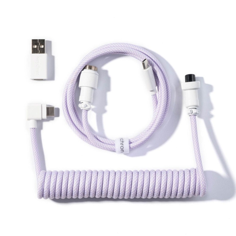 Keychron Keychron Coiled Aviator Cable 8K, Lila, 176 m, 1 styck, Coil...
