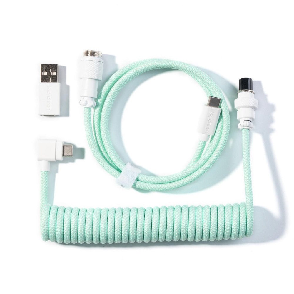 Keychron Keychron Coiled Aviator Cable 8K, Mintfärgad, 176 m, 1 styck...