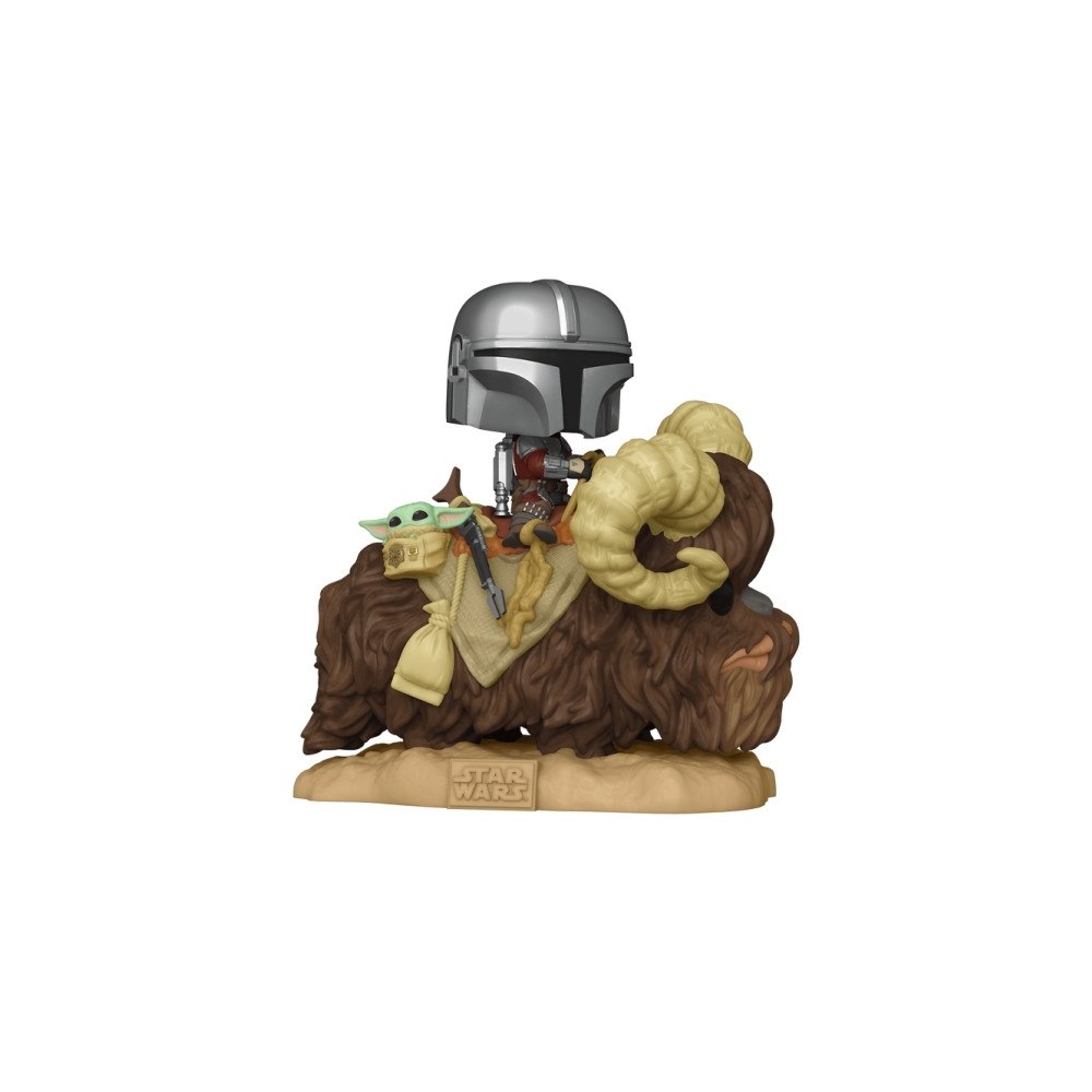 FUNKO Funko POP Deluxe 2-pack figurer 52373 Star Wars Mando på Ban...