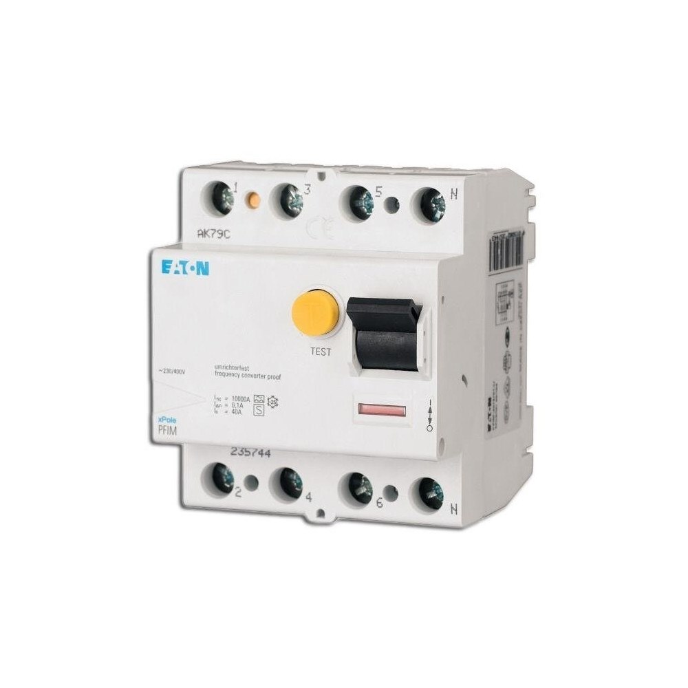 Eaton Eaton PFIM-63/4/003-A-MW jordfelsbrytare 63 A 4P 30 mA typ A