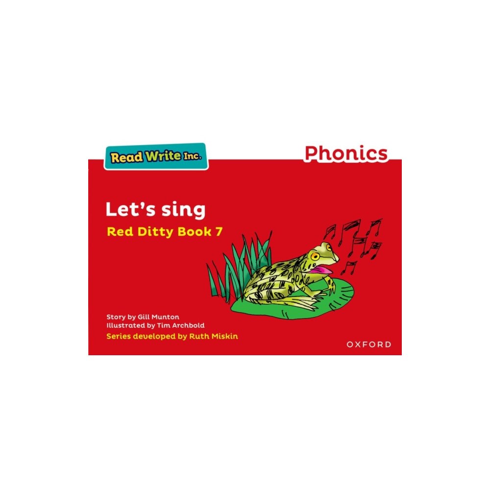 Oxford University Press Read Write Inc. Phonics: Let's Sing (Red Ditty Book 7) (häftad, eng)