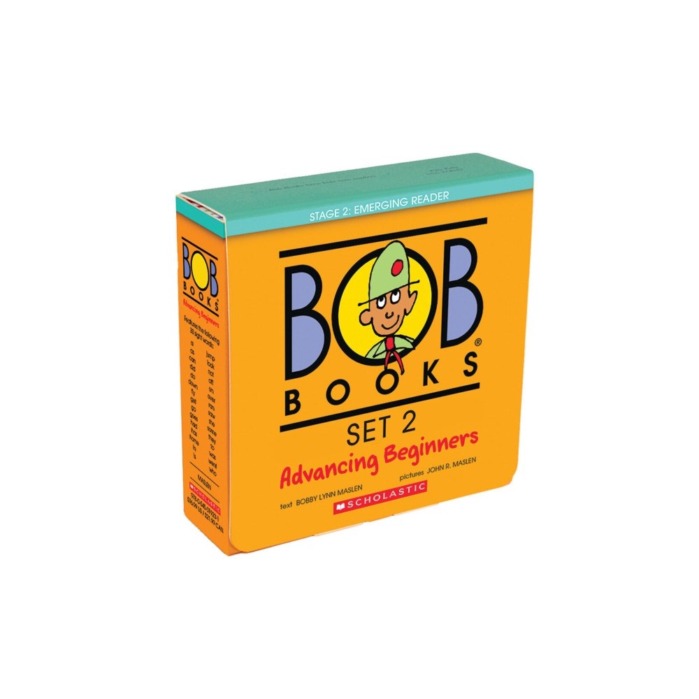 Scholastic US Bob Books - Advancing Beginners Box Set of 12 Paperbacks | Decodable Phonics Books, Ages 4 and up, Kindergarten (Stage 2...