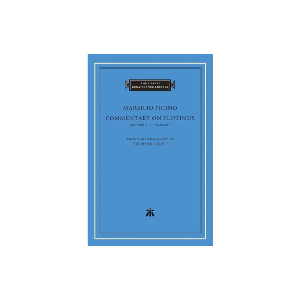 Harvard university press Commentary on Plotinus, Volume 1 – Ennead I (inbunden, eng)