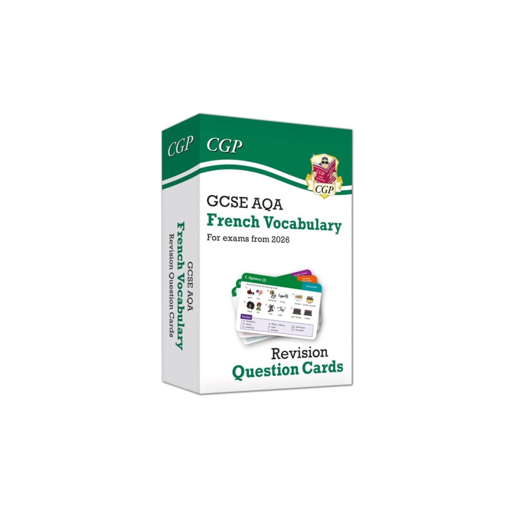 Coordination Group Publications Ltd (CGP) GCSE AQA French: Vocabulary Revision Question Cards (inbunden, eng)
