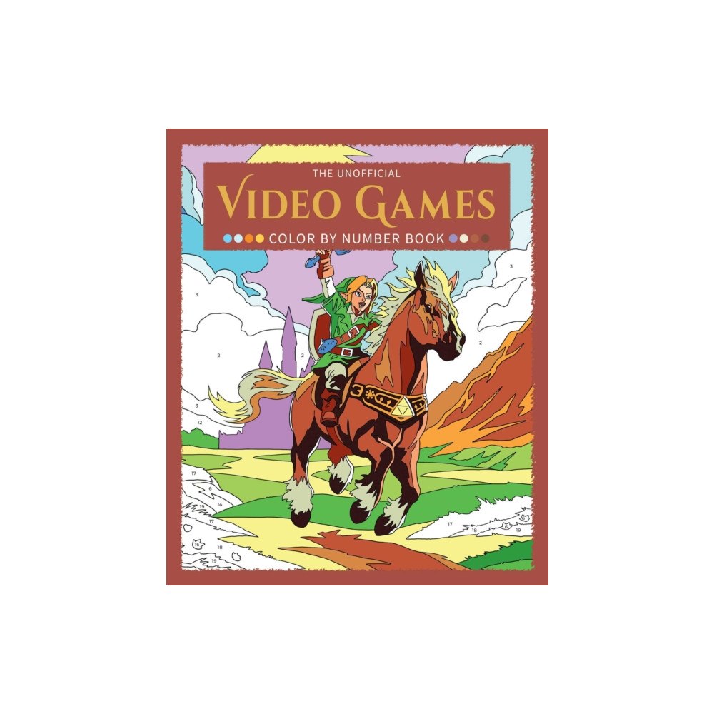 Andrews McMeel Publishing The Unofficial Video Games Color by Number Book (häftad, eng)