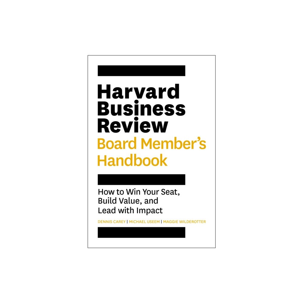 Harvard Business Review Press Harvard Business Review Board Member's Handbook (häftad, eng)