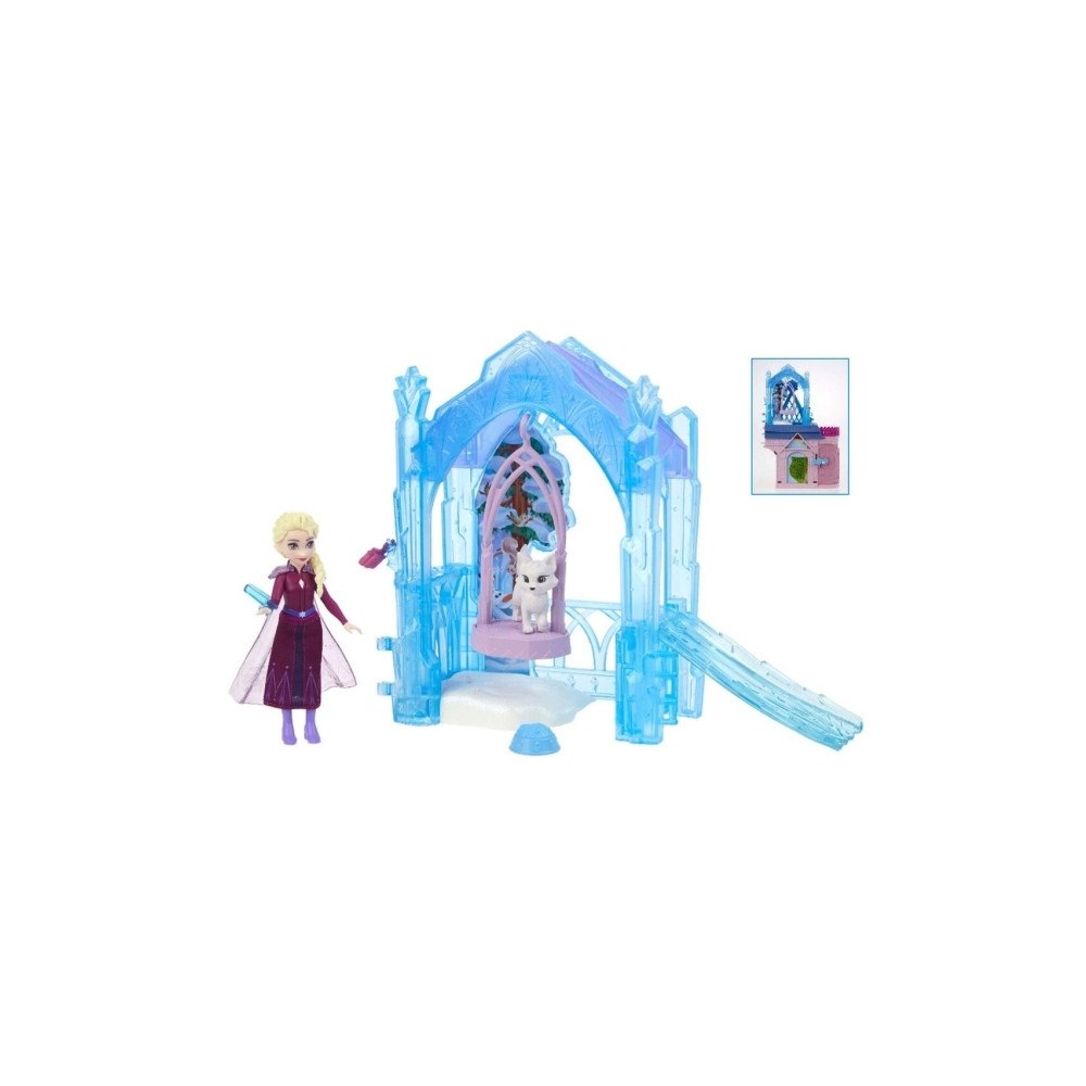 Disney Disney Frozen Elsa's Icy Hideaway lekset, Elsa-docka + två d...