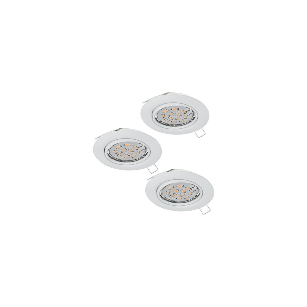 EGLO EGLO Peneto 94406 infällda spotlights 3 x 5 W GU10 LED, vit...