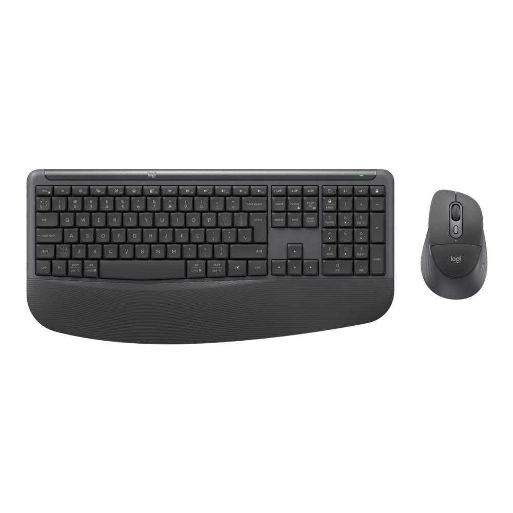 Logitech Logitech Signature Comfort Plus Combo MK880 for Business - sats med tangentbord och mus full size - med LED-batterinivåi...