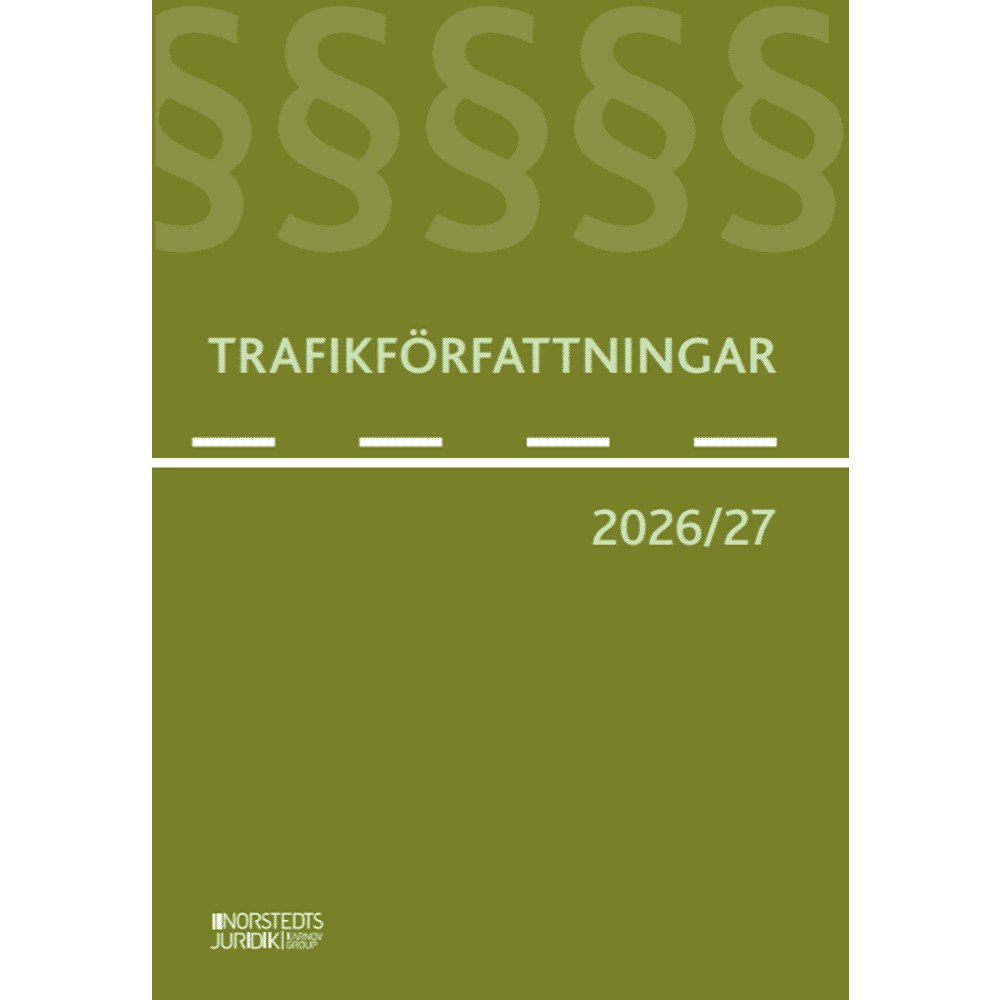 Erik Olsson Trafikförfattningar 2026/27 (häftad)