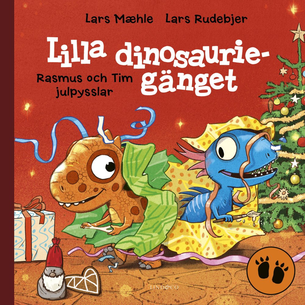 Lars Mæhle Lilla dinosauriegänget: Rasmus och Tim julpysslar (inbunden)