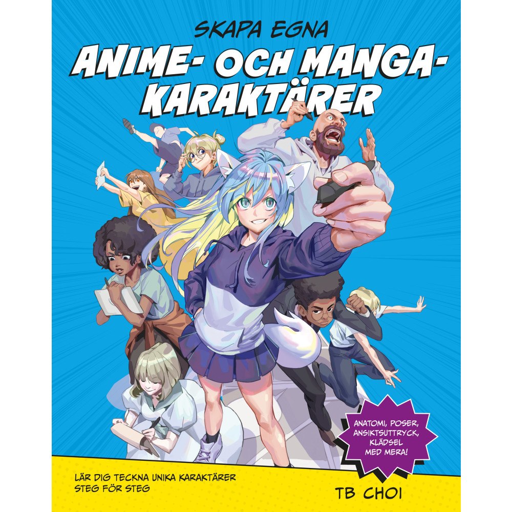 TB Choi Skapa egna anime- och mangakaraktärer (bok, danskt band)