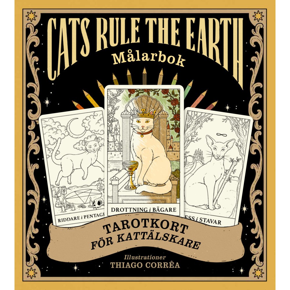 Catherine Davidson Cats Rule the Earth: målarbok (häftad)