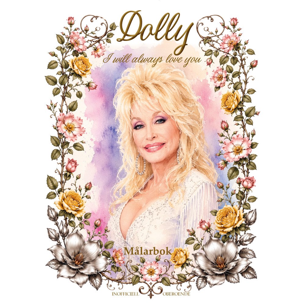 Tukan Förlag Dolly: I will always love you målarbok (häftad)