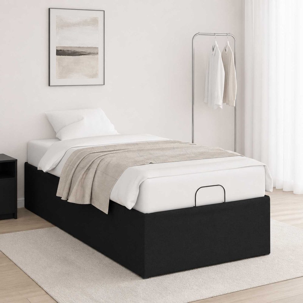 vidaXL Elektrisk Justerbar Säng Ram Svart 200 x 80 x 33,5 cm Stål